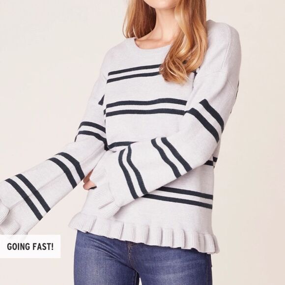 JACK BY BB DAKOTA
STRIPE OUT RUFFLED SWEATERS - Picture 3 of 5